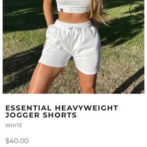 Lazuli label essential heavyweight jogger shorts